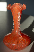 Glass art vase